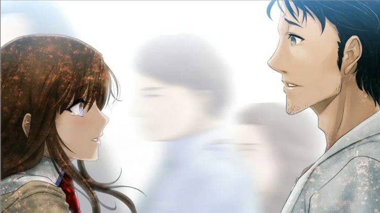 Makise Kurisu, Steins;Gate, Okabe Rintarou, Anime HD Wallpaper Desktop Background