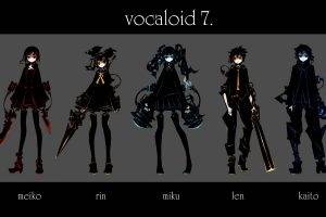 Vocaloid, Hatsune Miku, Megurine Luka, Meiko, Kagamine Rin, Kagamine Len, Kaito, Megpoid Gumi