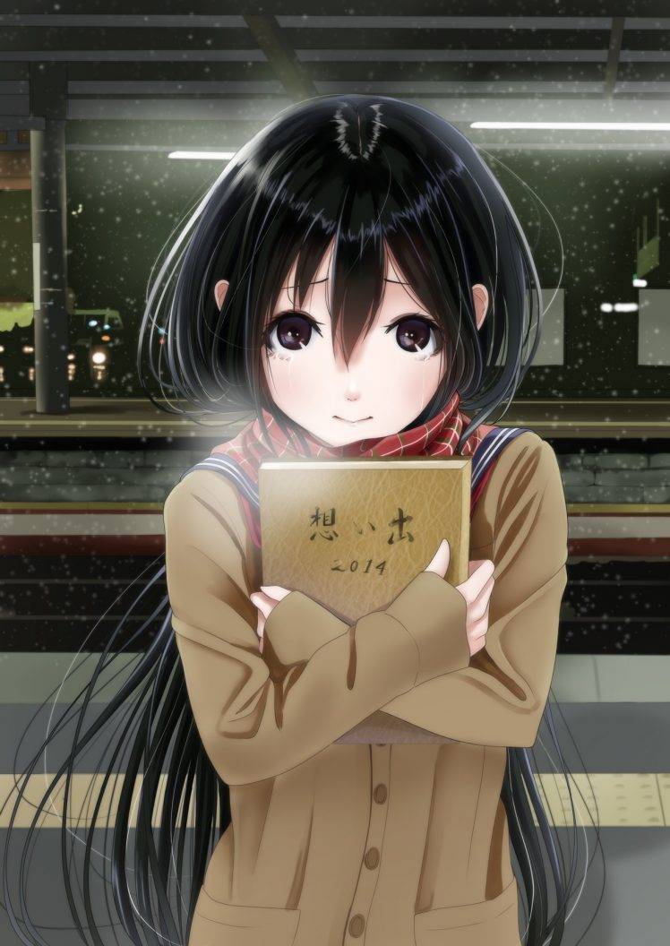 anime Girls, Books, Schoolgirls HD Wallpaper Desktop Background