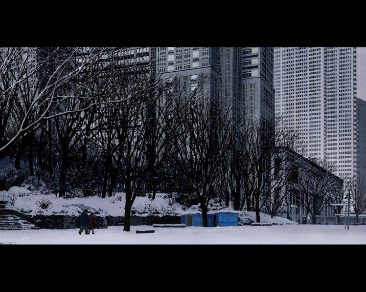 winter, Tokyo Godfathers HD Wallpaper Desktop Background
