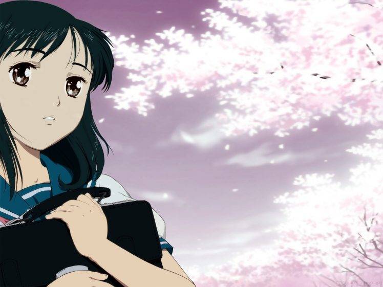anime Girls, Koi Kaze, Nanoka Kohinata, School Uniform, Schoolgirls HD Wallpaper Desktop Background