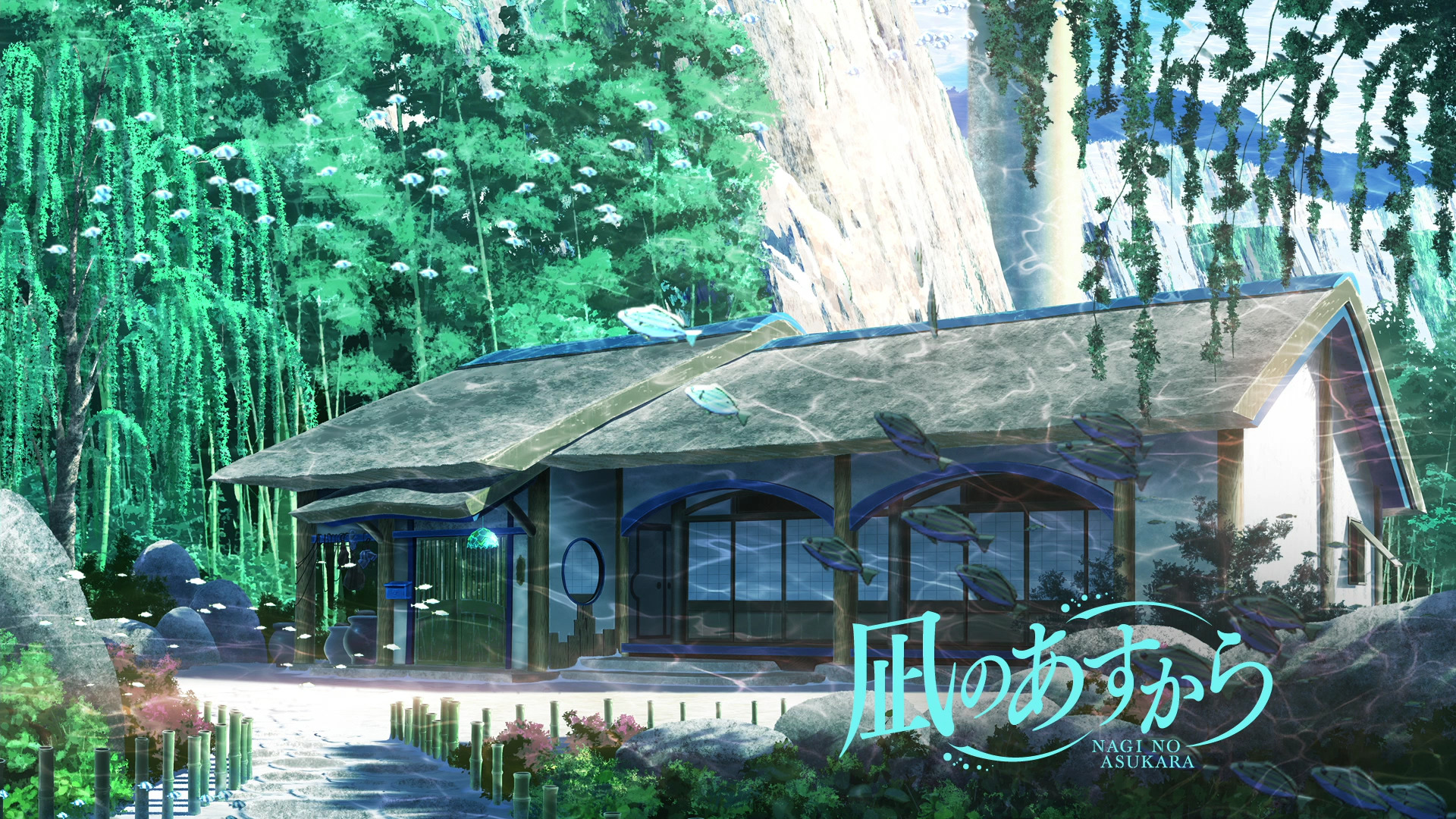 Nagi No Asukara, House, Water Wallpaper