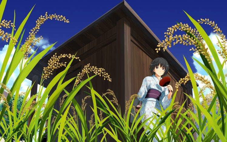 anime Girls, Amagami SS, Kimono, Nanasaki Ai HD Wallpaper Desktop Background