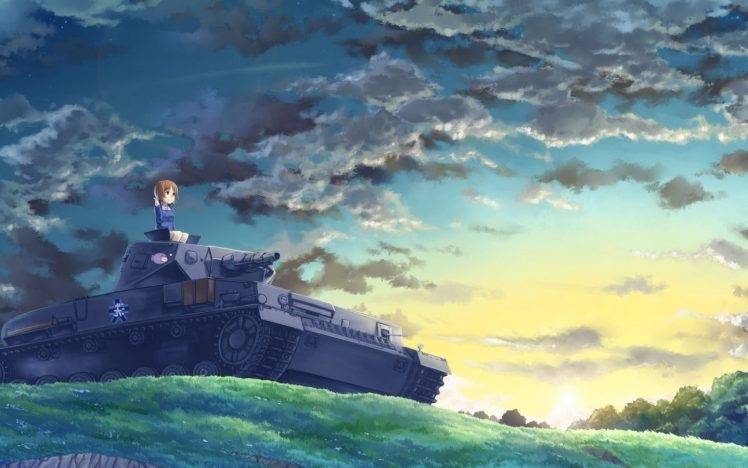 Girls Und Panzer, Nishizumi Miho HD Wallpaper Desktop Background