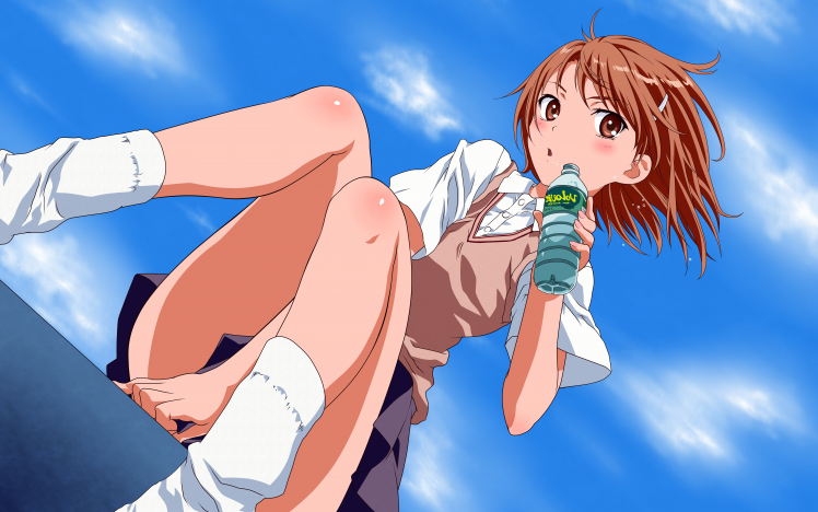 anime Girls, To Aru Kagaku No Railgun, Misaka Mikoto, School Uniform, Schoolgirls HD Wallpaper Desktop Background