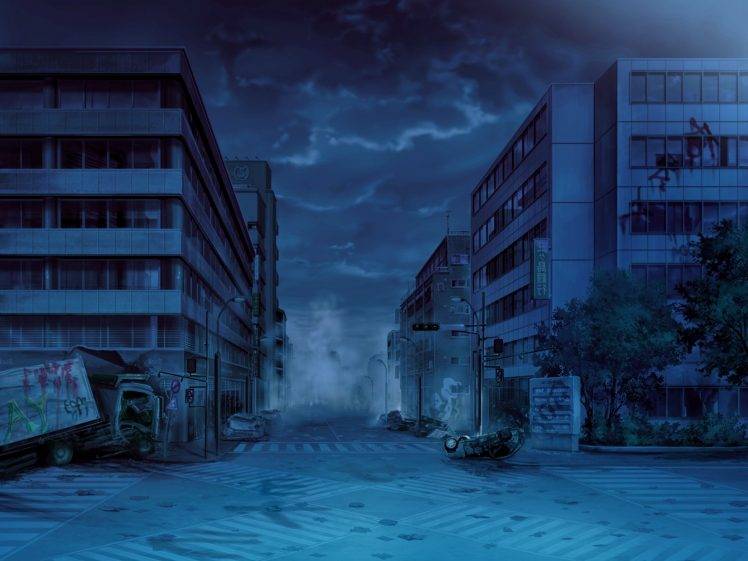 city, Apocalyptic, Night HD Wallpaper Desktop Background