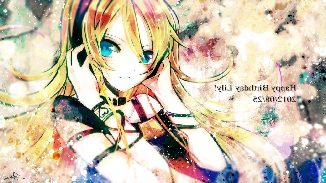 anime, Anime Girls, Lily (Vocaloid) Wallpaper