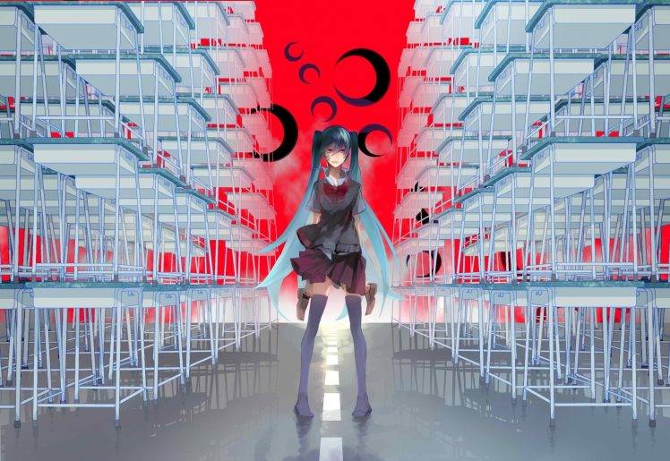 anime, Anime Girls, Vocaloid, Hatsune Miku HD Wallpaper Desktop Background