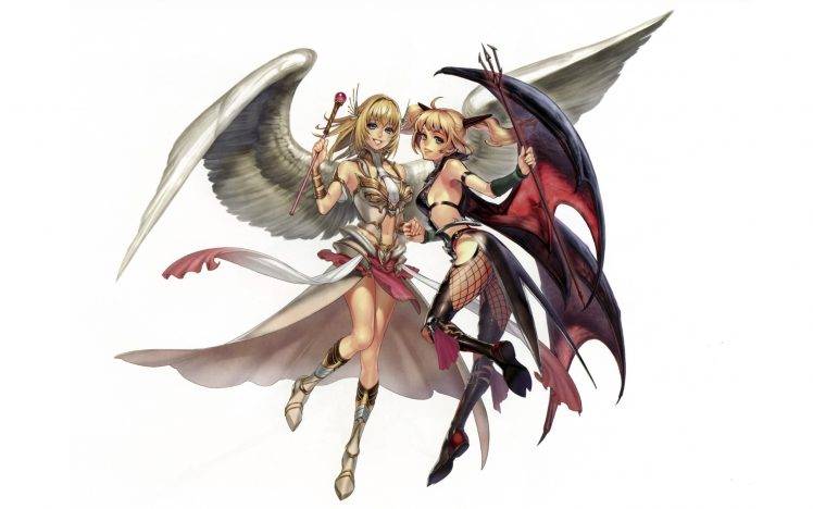 anime, Anime Girls, Wings, Original Characters HD Wallpaper Desktop Background