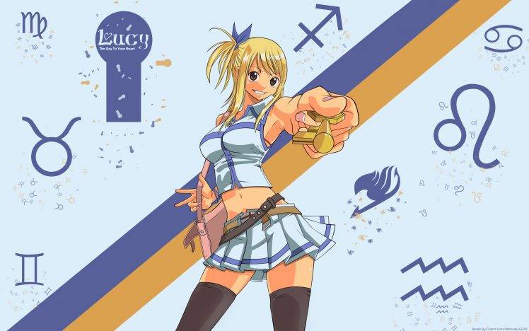 anime, Fairy Tail, Heartfilia Lucy HD Wallpaper Desktop Background