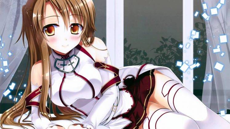 anime, Sword Art Online, Anime Girls, Yuuki Asuna HD Wallpaper Desktop Background