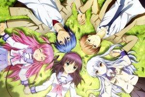 anime, Angel Beats!, Tachibana Kanade, School Uniform, Hinata Hideki, Nakamura Yuri, Otonashi Yuzuru, Yui (Angel Beats!), Anime Girls