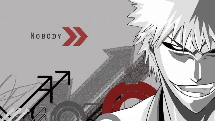 Bleach, Kurosaki Ichigo, Hollow, Arrows, Selective Coloring, Anime Boys HD Wallpaper Desktop Background