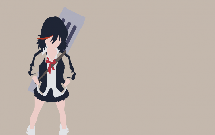 Kill La Kill, Matoi Ryuuko, Anime Vectors HD Wallpaper Desktop Background