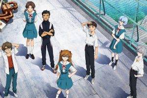 Neon Genesis Evangelion, Ikari Shinji, Asuka Langley Soryu, Ayanami Rei, Anime