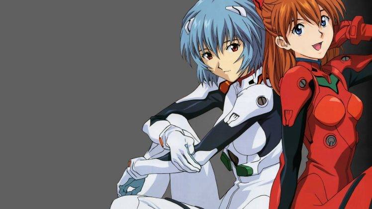 Neon Genesis Evangelion, Asuka Langley Soryu, Ayanami Rei, Anime HD Wallpaper Desktop Background