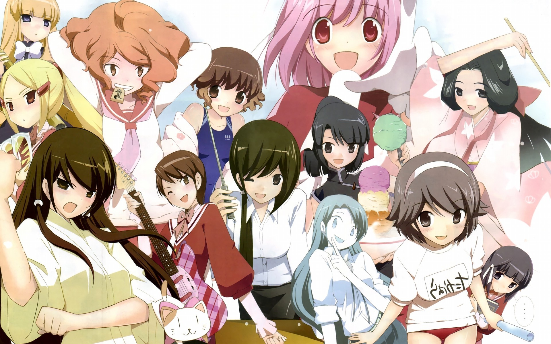 The World God Only Knows, Anime, Anime Girls Wallpaper