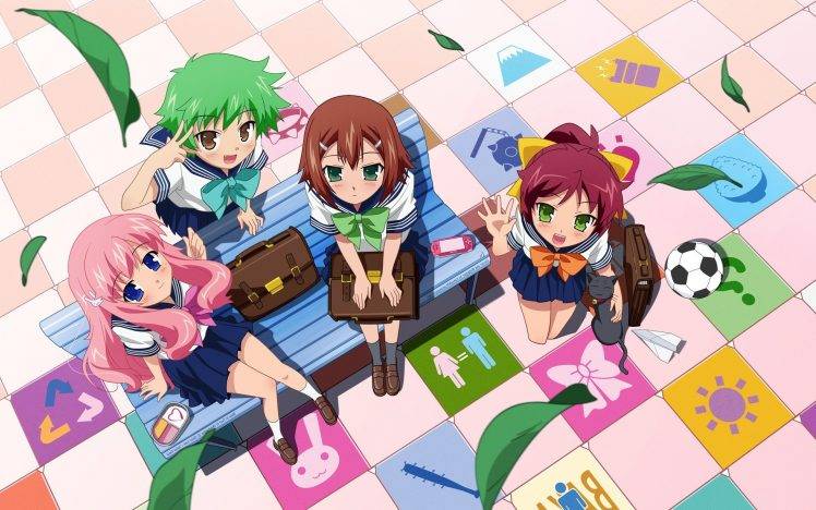 Baka To Test To Shoukanjuu, Anime, Anime Girls, Anime Boys HD Wallpaper Desktop Background