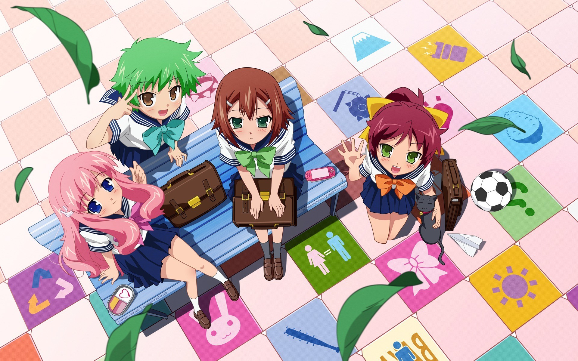 Baka To Test To Shoukanjuu, Anime, Anime Girls, Anime Boys Wallpaper