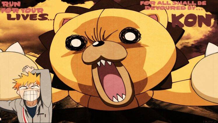 anime, Bleach, Kon, Kurosaki Ichigo, Stuffed Animals HD Wallpaper Desktop Background