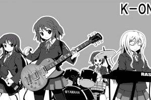 anime, K ON!, Hirasawa Yui, Akiyama Mio, Kotobuki Tsumugi, Tainaka Ritsu