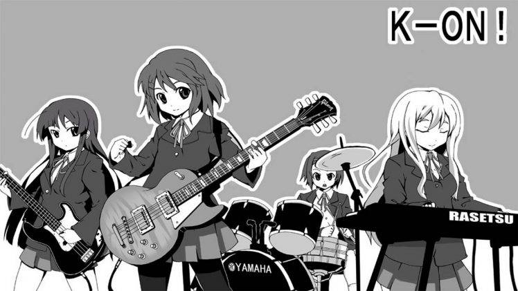 anime, K ON!, Hirasawa Yui, Akiyama Mio, Kotobuki Tsumugi, Tainaka Ritsu HD Wallpaper Desktop Background