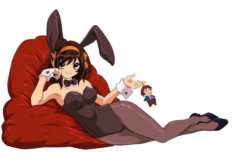 The Melancholy Of Haruhi Suzumiya, Suzumiya Haruhi, Anime Girls HD Wallpaper Desktop Background