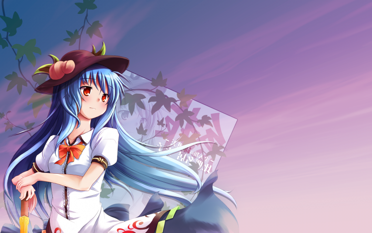 anime, Hinanawi Tenshi HD Wallpaper Desktop Background