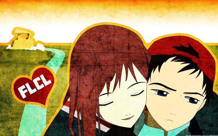 anime, Manga, FLCL, Nandaba Naota, Samejima Mamimi HD Wallpaper Desktop Background