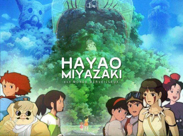 Hayao Miyazaki, Studio Ghibli, Anime HD Wallpaper Desktop Background