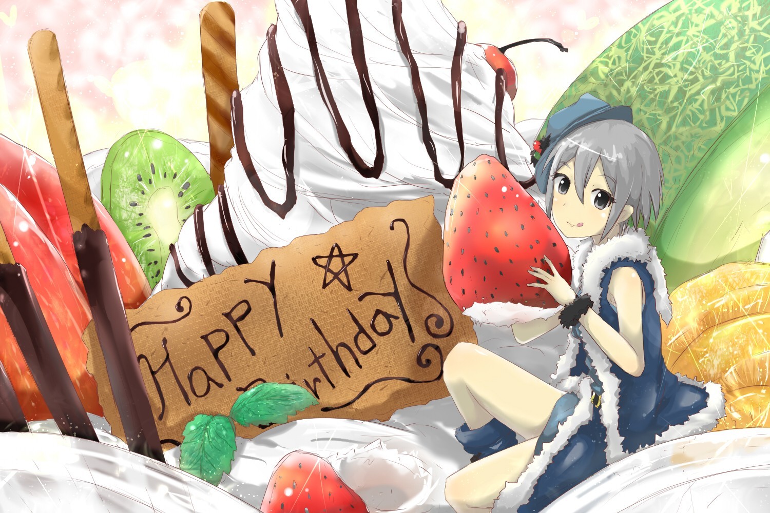 happy Birthday, Original Characters, Anime Girls Wallpaper
