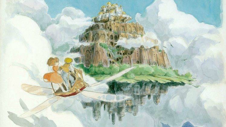 Studio Ghibli, Castle In The Sky, Anime HD Wallpaper Desktop Background