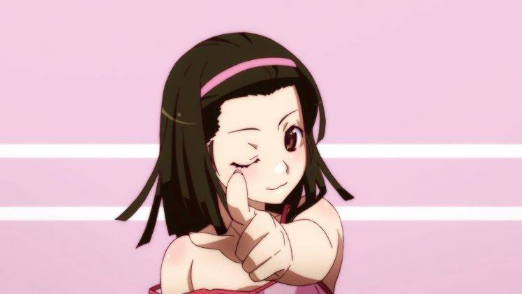 Sengoku Nadeko, Monogatari Series, Anime, Anime Girls HD Wallpaper Desktop Background