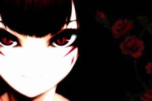 red Eyes, Rose, Anime Girls, Beatmania