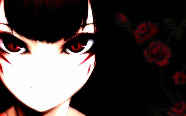 red Eyes, Rose, Anime Girls, Beatmania HD Wallpaper Desktop Background