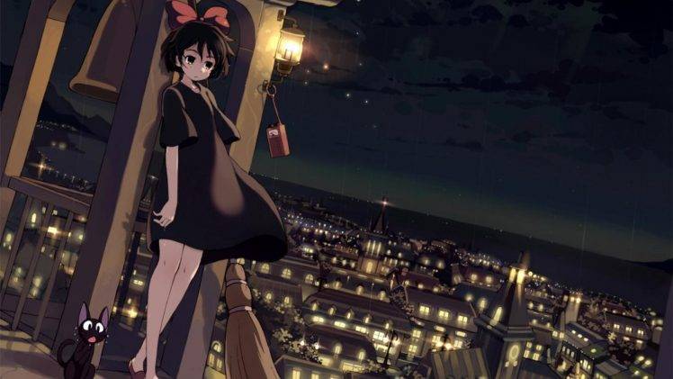 Studio Ghibli, Kikis Delivery Service, Anime Girls HD Wallpaper Desktop Background