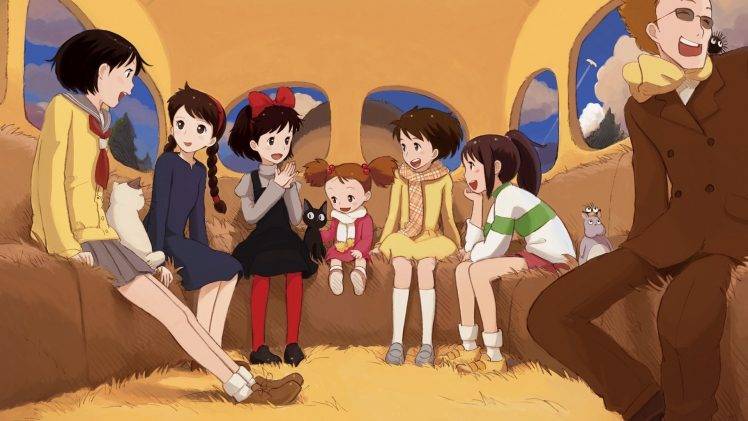 Studio Ghibli, My Neighbor Totoro, Castle In The Sky, Kikis Delivery Service, Spirited Away HD Wallpaper Desktop Background