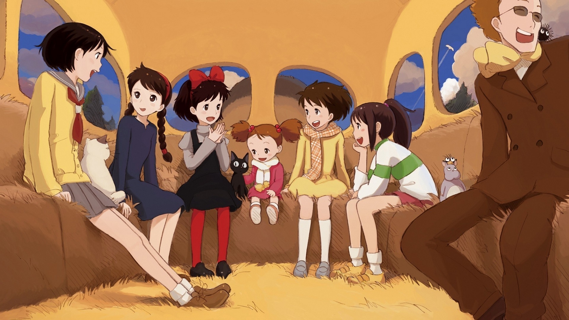 Studio Ghibli, My Neighbor Totoro, Castle In The Sky, Kikis Delivery Service, Spirited Away Wallpaper