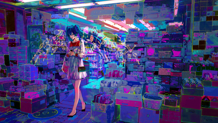 Vocaloid, Hatsune Miku, Anime Girls HD Wallpaper Desktop Background