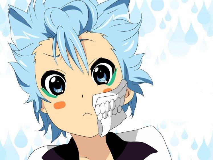 Bleach, Anime, Anime Boys, Blue Hair, Chibi HD Wallpaper Desktop Background