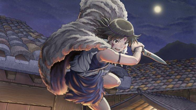 Hayao Miyazaki, Princess Mononoke, Anime Girls, Anime HD Wallpaper Desktop Background
