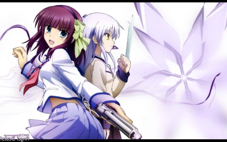Angel Beats!, Tachibana Kanade, Nakamura Yuri HD Wallpaper Desktop Background