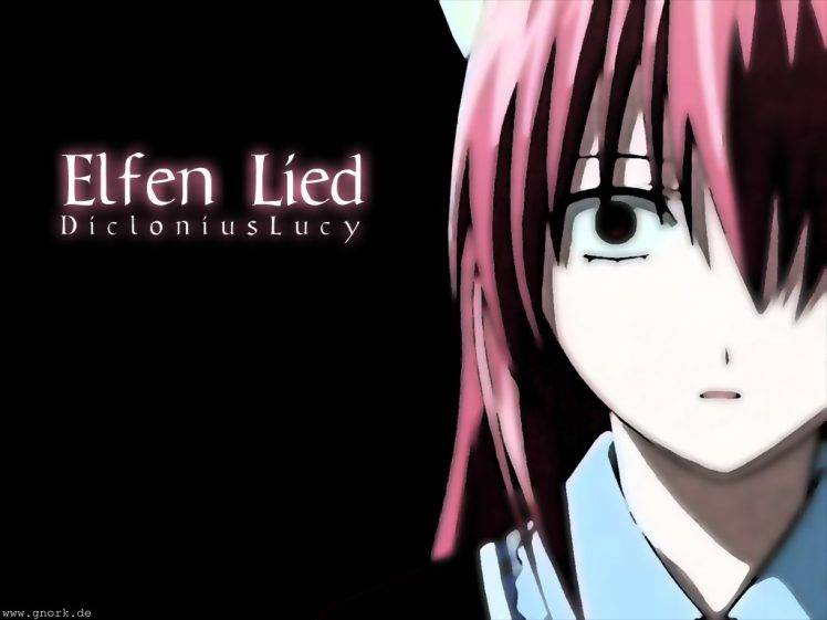 Elfen Lied, Anime, Anime Girls, Pink Hair, Red Eyes, Lucy, Nyu HD Wallpaper Desktop Background