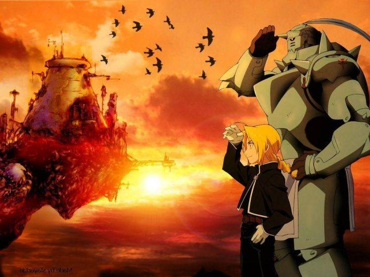 Elric Edward, Elric Alphonse, Fullmetal Alchemist: Brotherhood HD Wallpaper Desktop Background