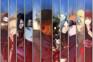 Naruto Shippuuden, Panels, Kakuzu, Hidan, Orochimaru, Hoshigaki Kisame, Uchiha Itachi, Tobi, Zetsu, Konan, Pein, Deidara, Sasori