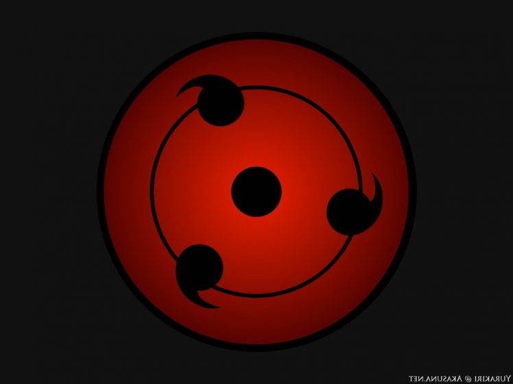 Sharingan, Naruto Shippuuden, Symbols HD Wallpaper Desktop Background