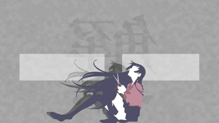 Monogatari Series, Senjougahara Hitagi, Anime, Anime Girls, School Uniform HD Wallpaper Desktop Background