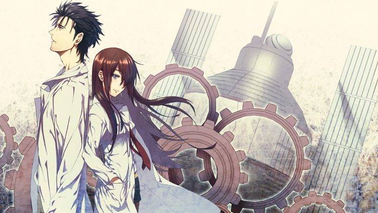 Steins Gate Okabe Rintarou Makise Kurisu Anime Wallpapers Hd