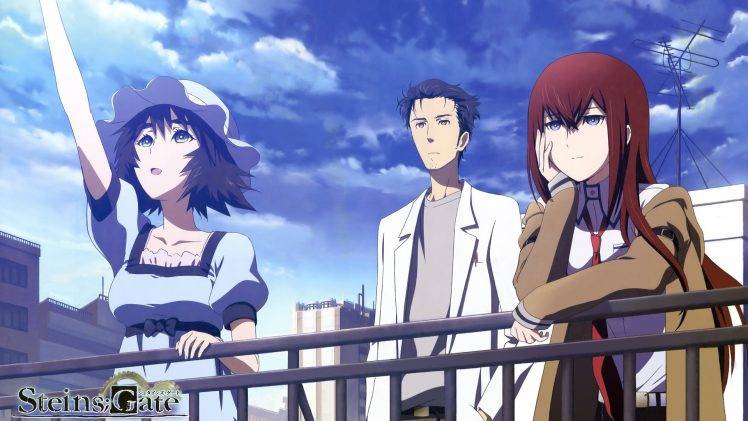 Steins;Gate, Makise Kurisu, Okabe Rintarou, Shiina Mayuri, Anime HD Wallpaper Desktop Background