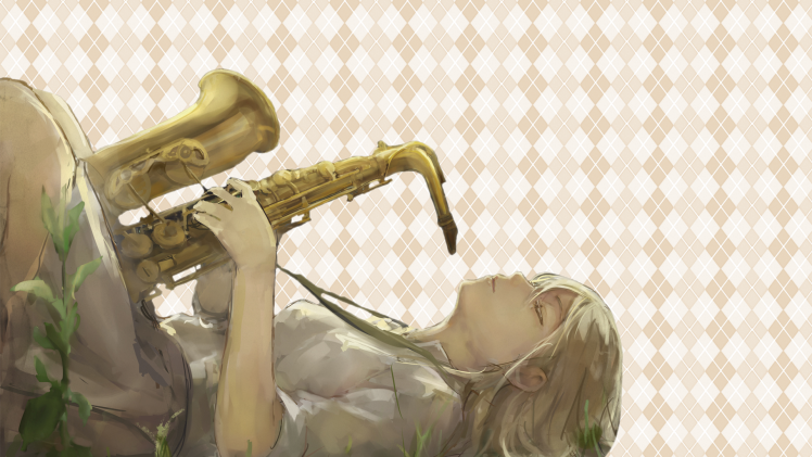 music, Orchestra, Anime Girls Wallpapers HD / Desktop and Mobile